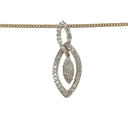 Add timeless sparkle and elegant sophistication to your jewellery collection with this pre-owned 9ct yellow gold diamond double loop cluster pendant necklace, featuring a graceful design with luxurious everyday appeal—perfect for special occasions, gifting, or refined daily wear.

Design: The necklace features a beautifully crafted double loop pendant measuring approximately 3cm in length.