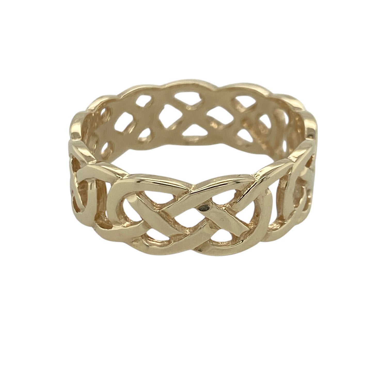 9ct Gold Celtic Knot Band Ring