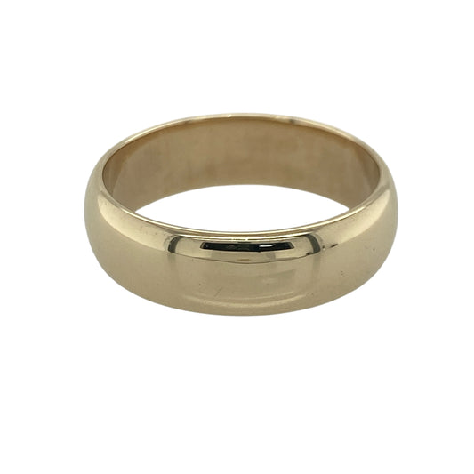 9ct Gold 7mm Wedding Band Ring