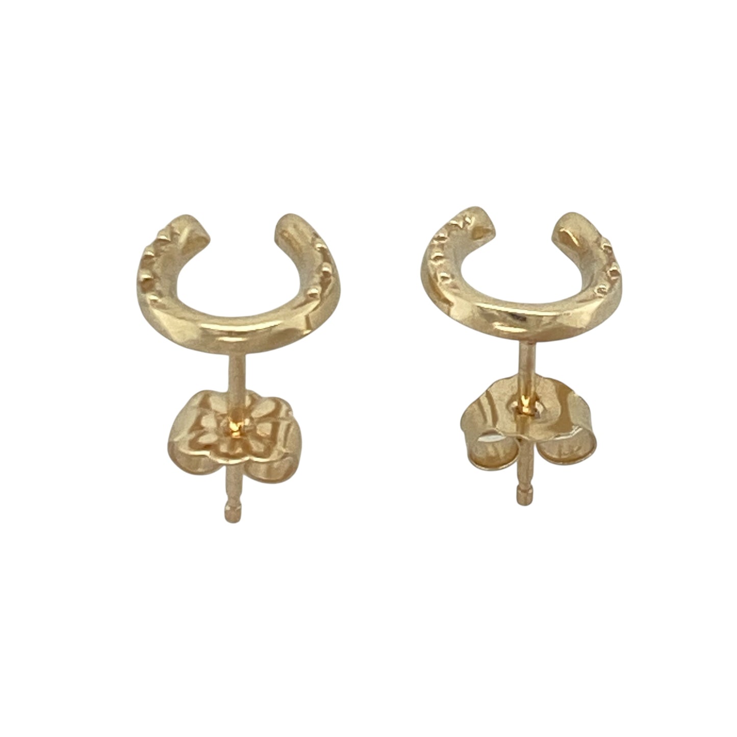 9ct Gold Horseshoe Stud Earrings