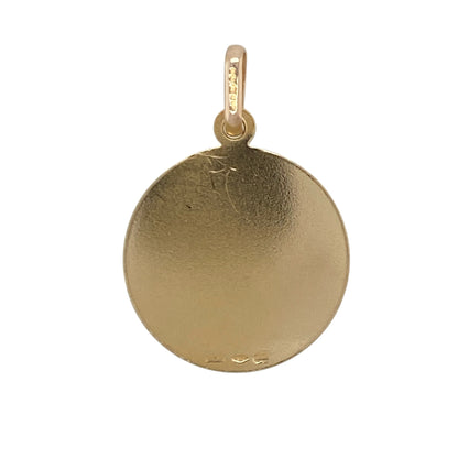 Add meaningful symbolism and timeless style to your jewellery collection with this pre-owned 9ct yellow gold round St Christopher pendant, featuring a classic protective design with substantial presence and enduring appeal—perfect for gifting, travellers, or everyday wear.

Design: The pendant features a traditional round St Christopher design with detailed craftsmanship, creating a timeless and meaningful piece that can be worn and treasured for years to come.