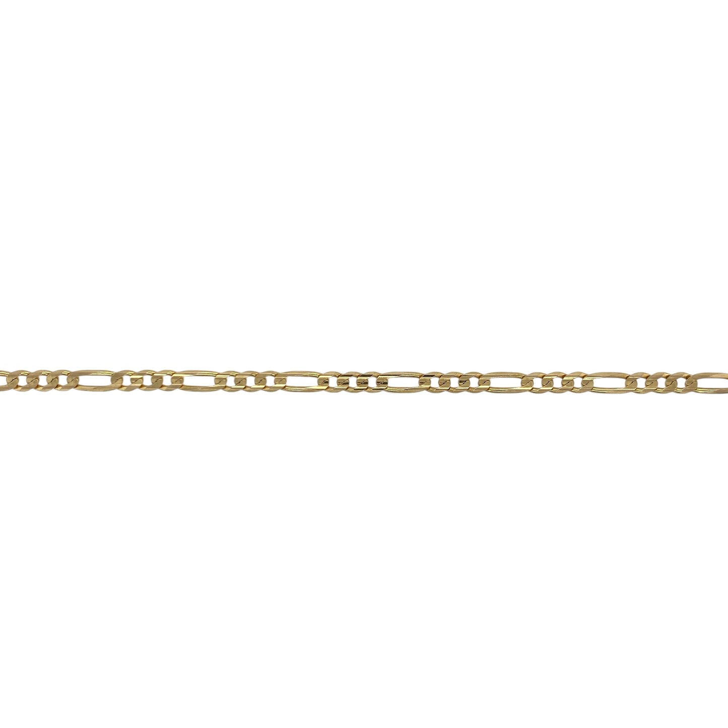 9ct Gold 7" Figaro Bracelet