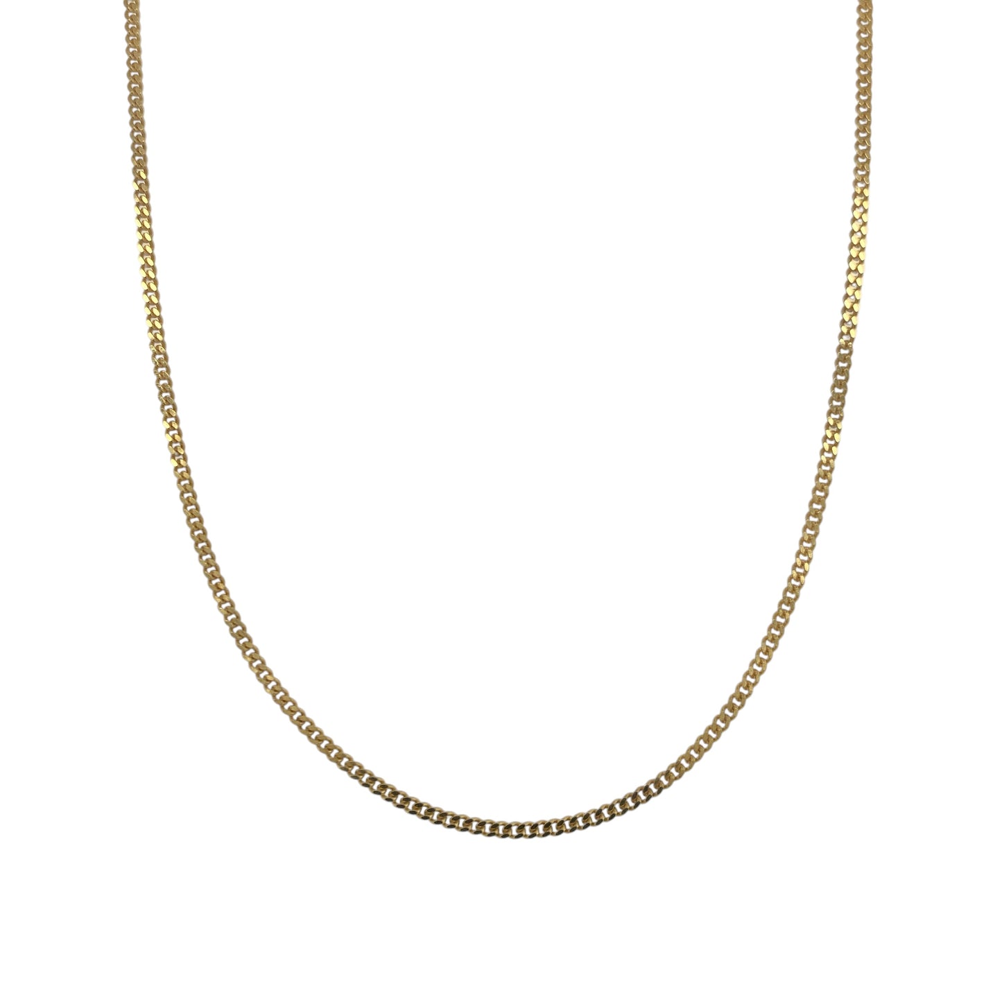 9ct Gold 16" Curb Chain