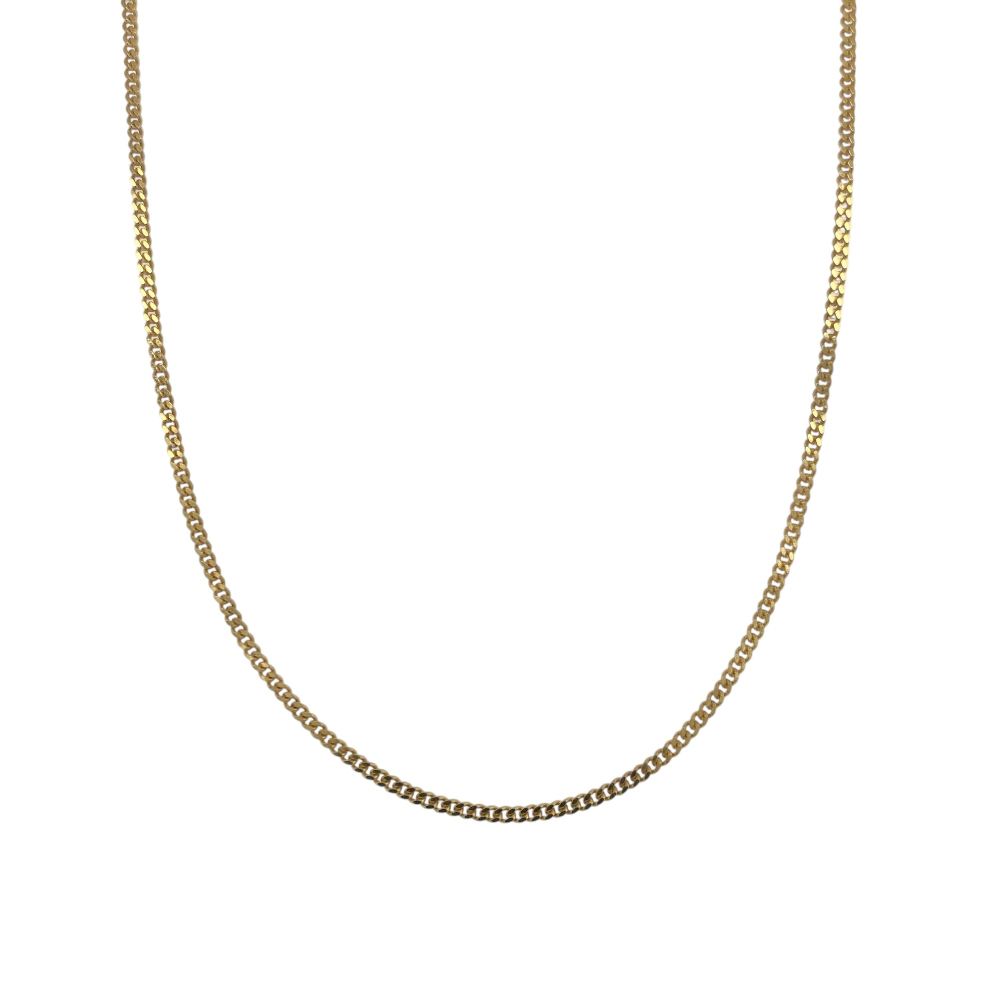 9ct Gold 16" Curb Chain