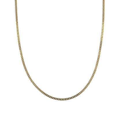 9ct Gold 16" Curb Chain