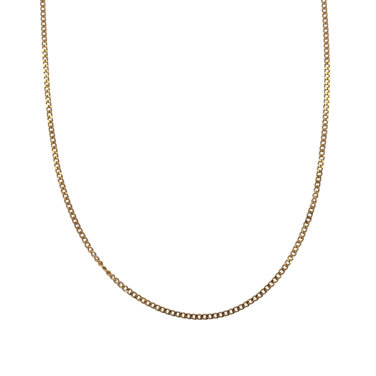 9ct Gold 16" Curb Chain
