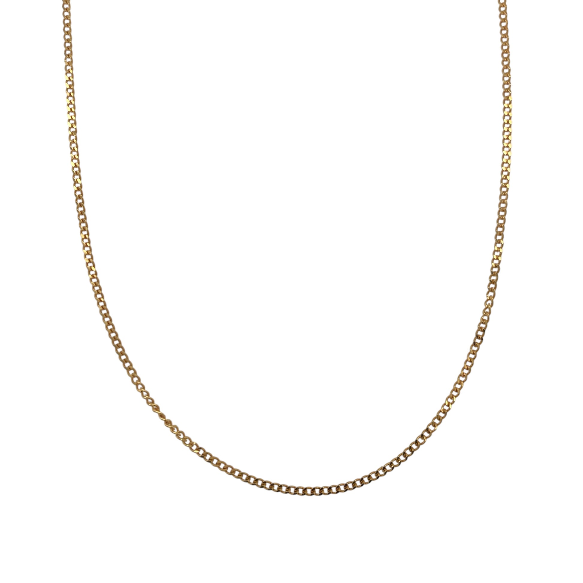 9ct Gold 16" Curb Chain