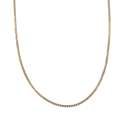 9ct Gold 16" Curb Chain