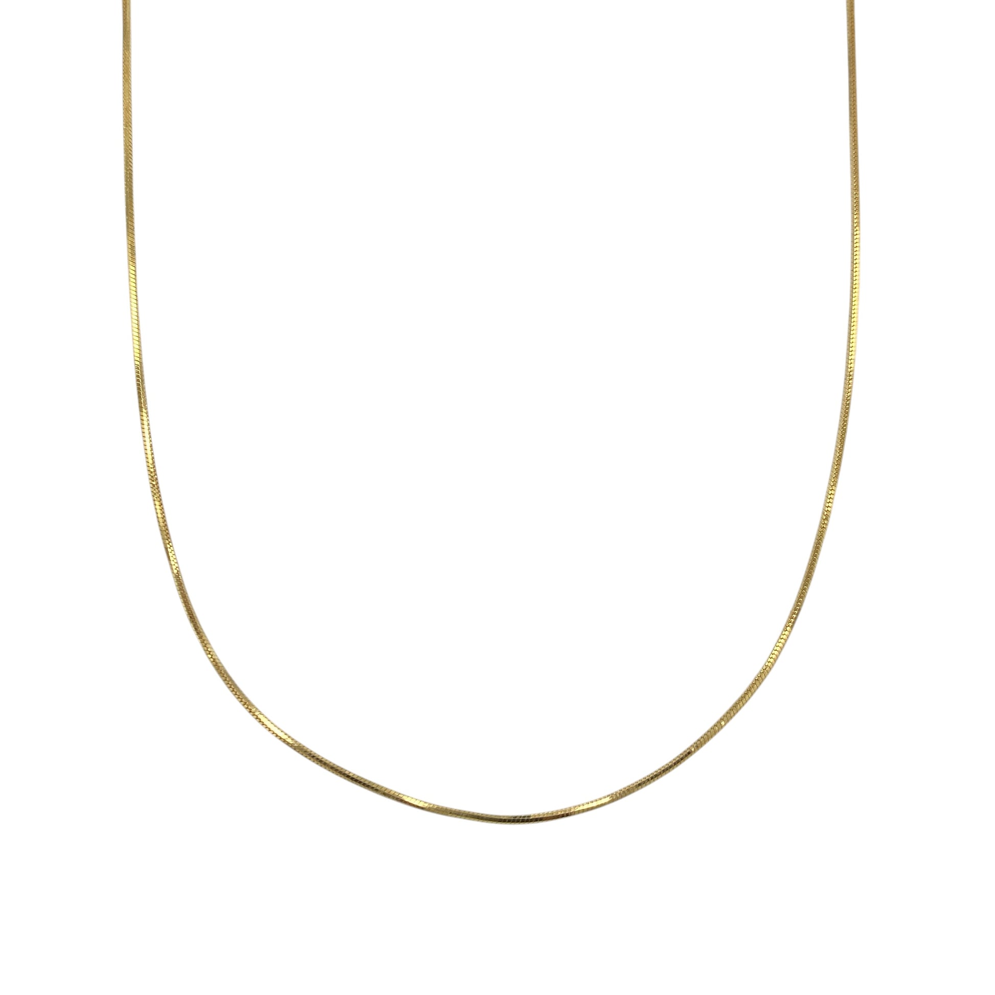 14ct Gold 18" Snake Chain