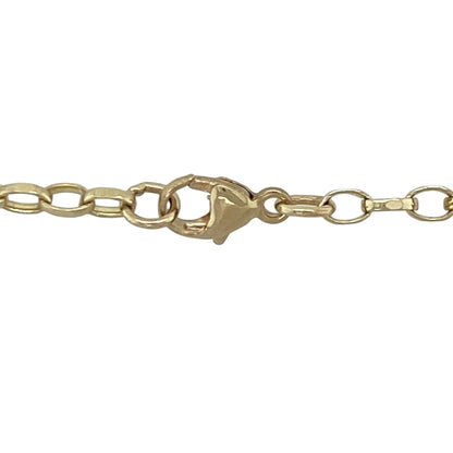 Add timeless style and everyday versatility to your jewellery collection with this pre-owned 9ct yellow gold belcher chain necklace, featuring a classic design with enduring appeal—perfect for wearing alone, layering, or pairing with a favourite pendant.

Design: The chain features traditional belcher links measuring approximately 2.5mm wide, creating a balanced and attractive appearance. The uniform rounded links offer a timeless look that complements both contemporary and classic jewellery styles.