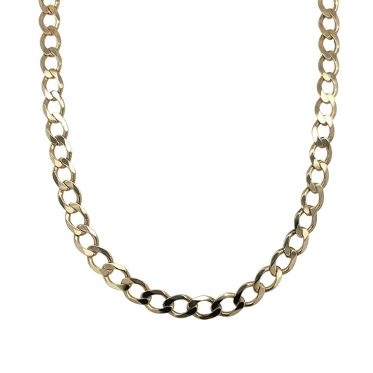 9ct Gold 22" Curb Chain