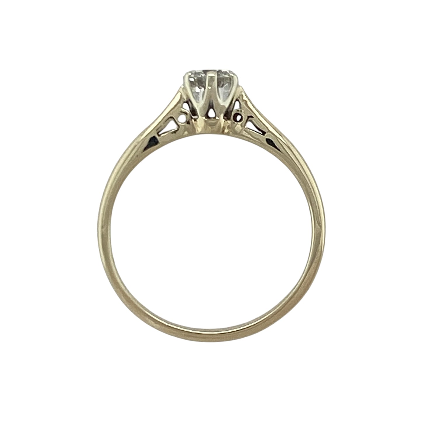 9ct Gold & Diamond Solitaire Ring
