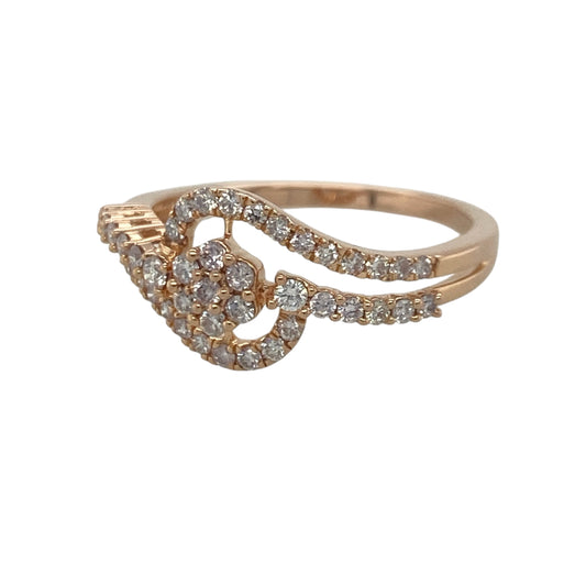 Add romantic elegance and timeless sparkle to your jewellery collection with this pre-owned 18ct rose gold diamond flower cluster wrap over ring, featuring a beautifully feminine design with luxurious everyday appeal—perfect for special occasions, gifting, or refined daily wear.

Design: The ring showcases a graceful wrap over design adorned with a sparkling flower cluster, creating an elegant and eye-catching focal point.