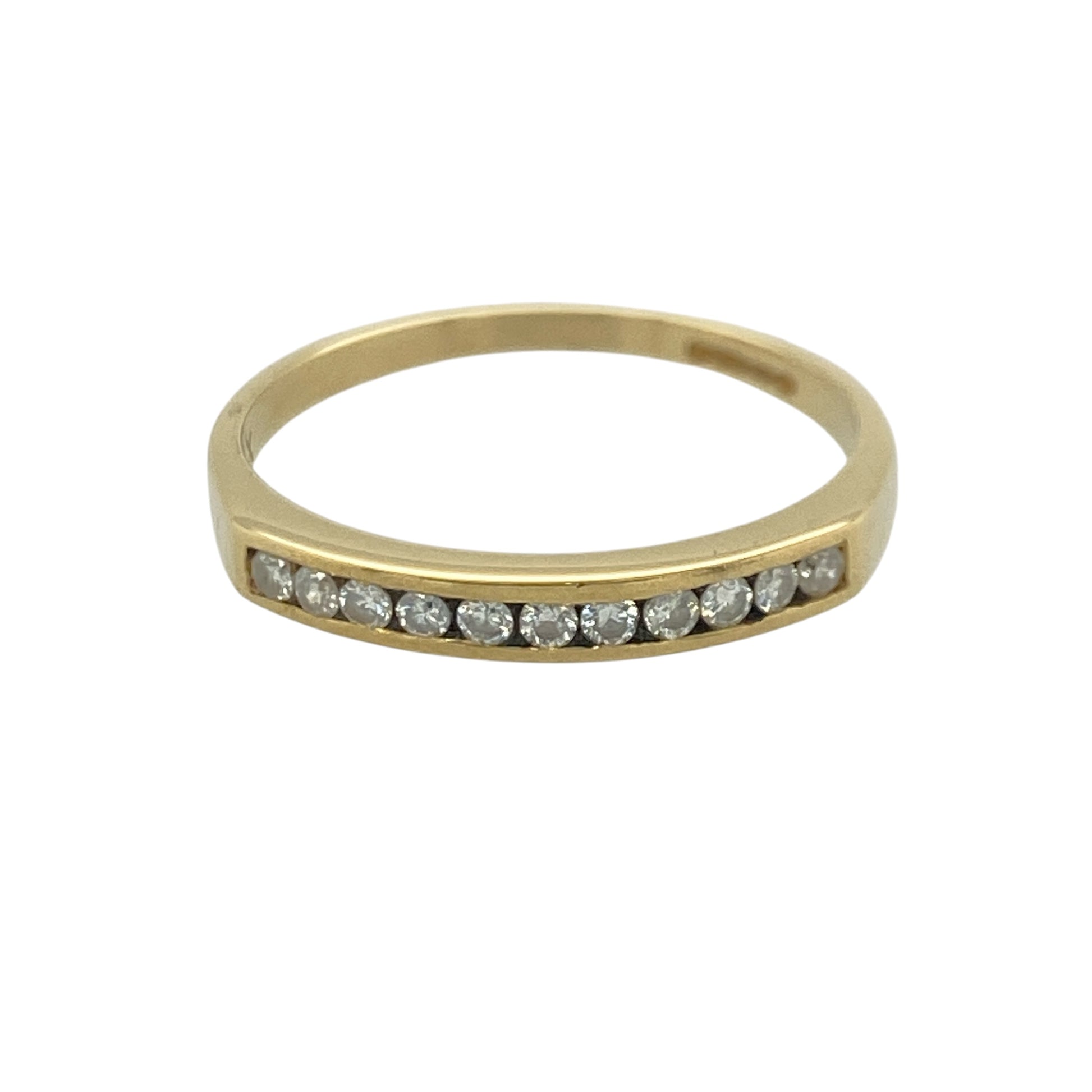 18ct Gold & Diamond Band Ring