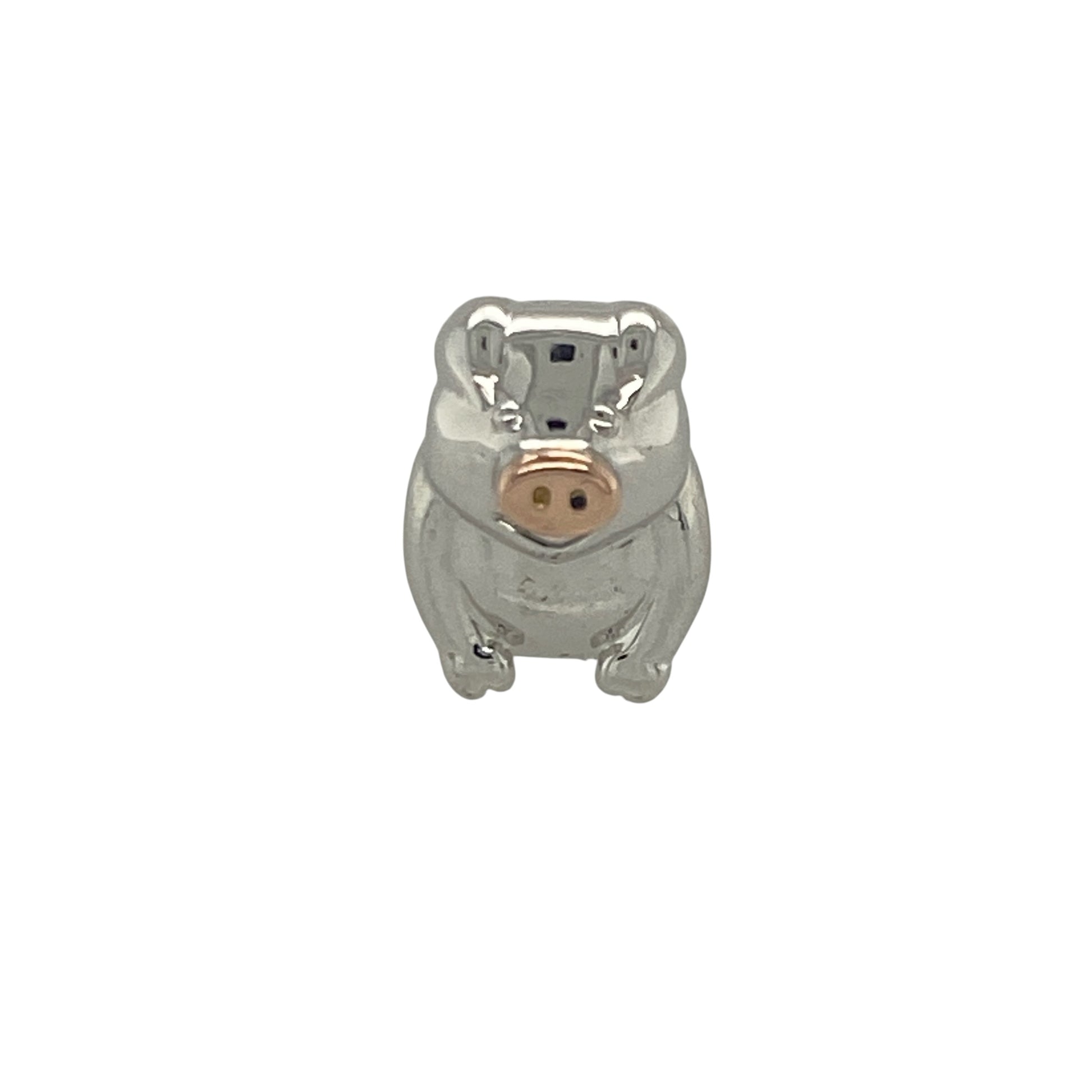 925 Silver Clogau Pig Charm
