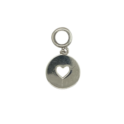 Add a touch of Welsh heritage and heartfelt sentiment to your jewellery collection with this pre-owned sterling silver and 9ct rose gold Clogau Cariad Heart Disc charm, featuring a beautifully symbolic design with timeless appeal—perfect for collectors, gifting, or personalising a favourite bracelet or necklace.

Design: The charm features an elegant disc design adorned with the iconic Cariad heart motif, creating a beautiful combination of contemporary styling and meaningful symbolism.