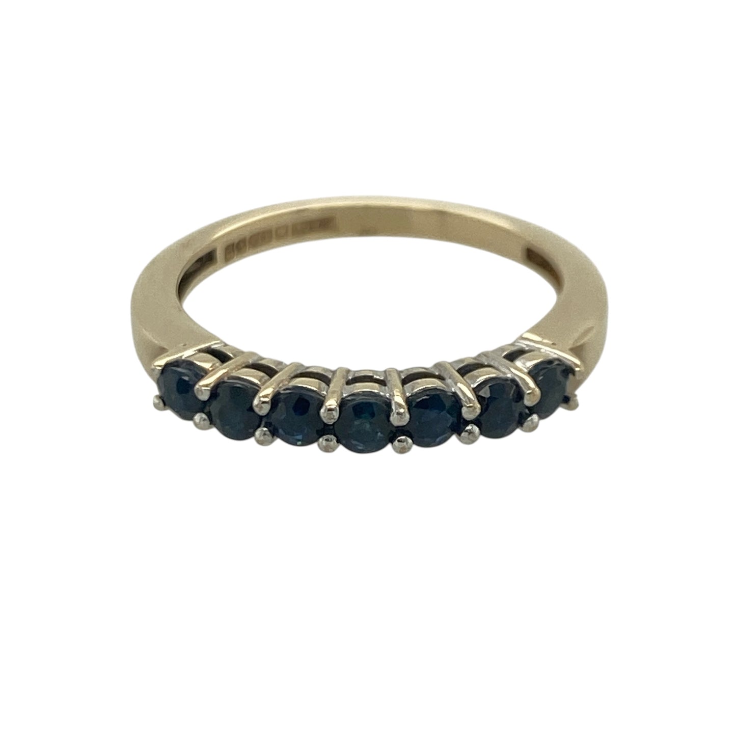 9ct Gold & Sapphire Band Ring