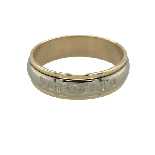 9ct Gold Hallmarked Band Ring