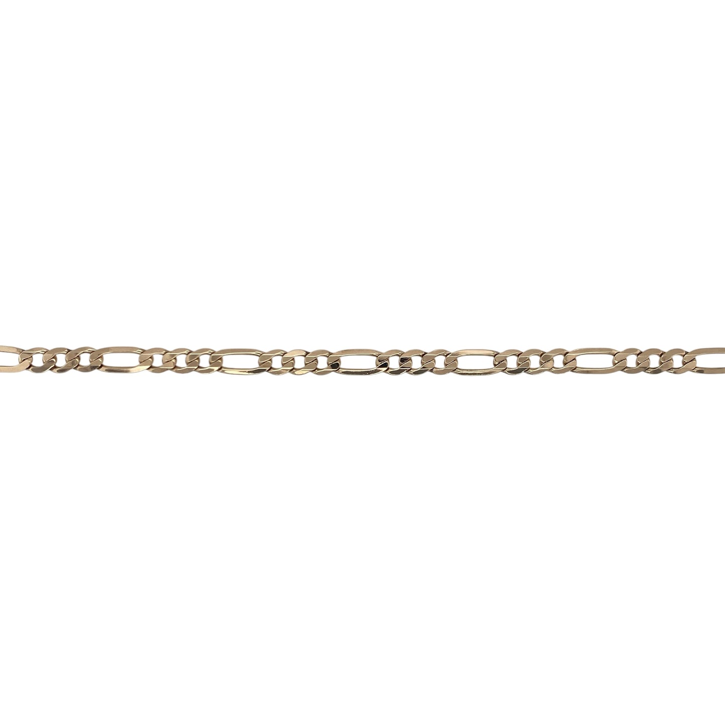 9ct Gold 8" Figaro Bracelet