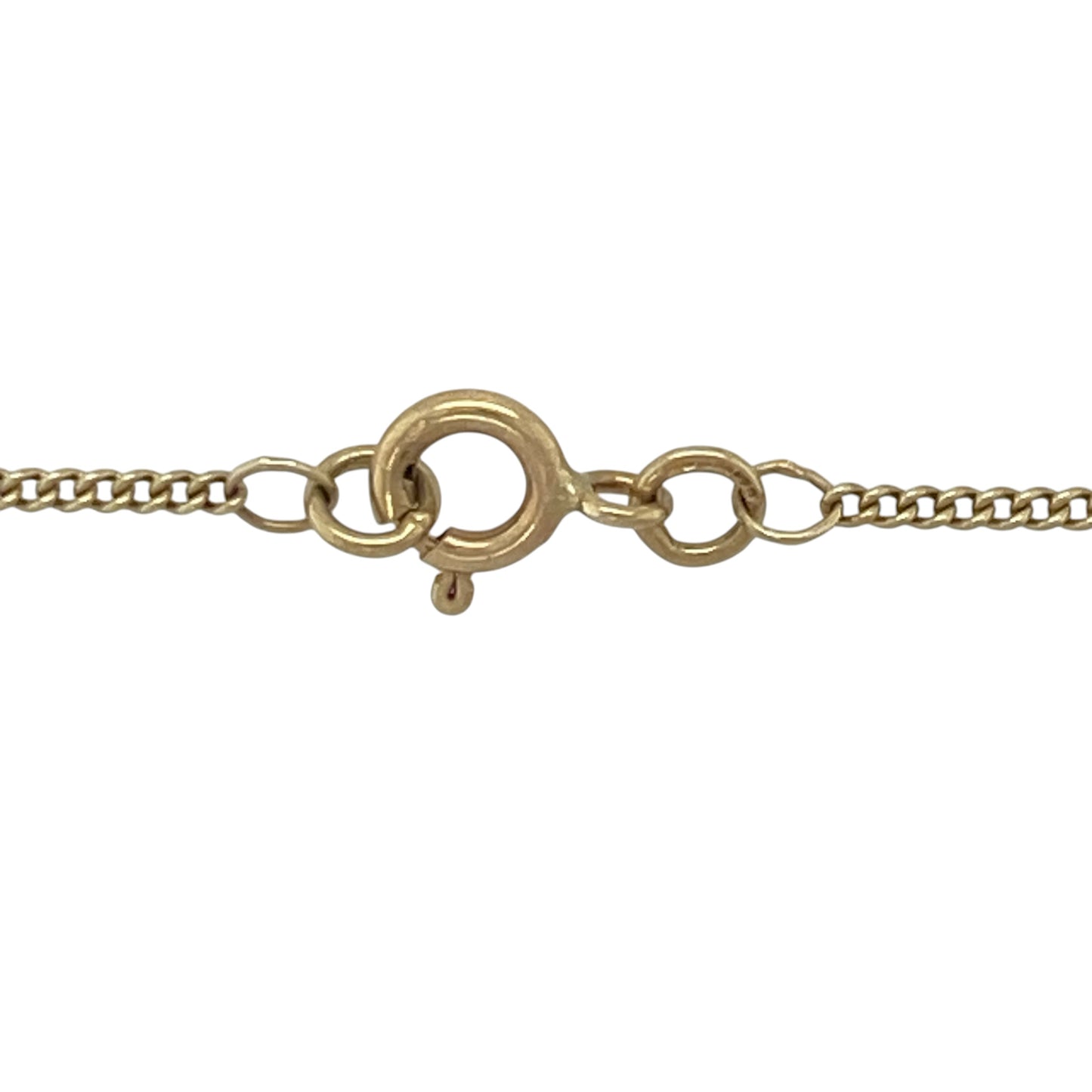 9ct Gold & Cubic Zirconia Solitaire 19" Necklace