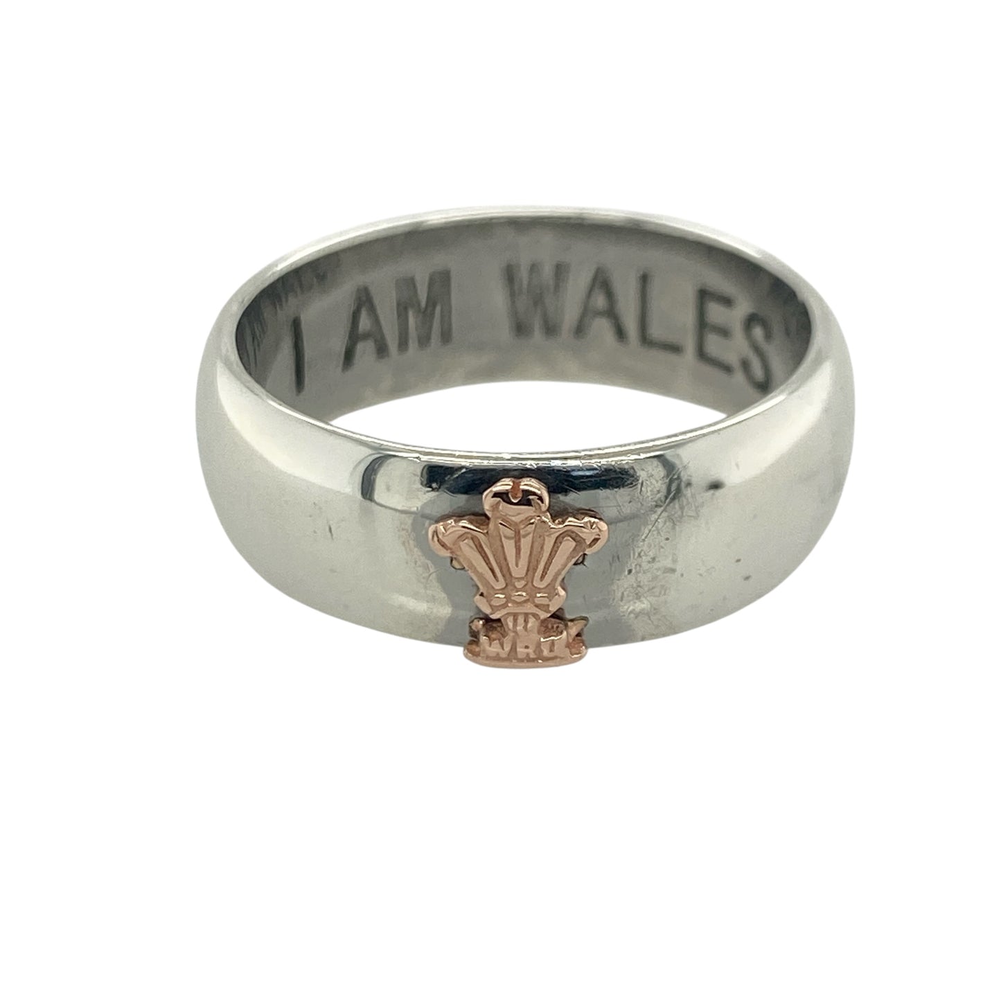 925 Silver Clogau Three Feather Band Ring