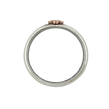 925 Silver Clogau Three Feather Band Ring
