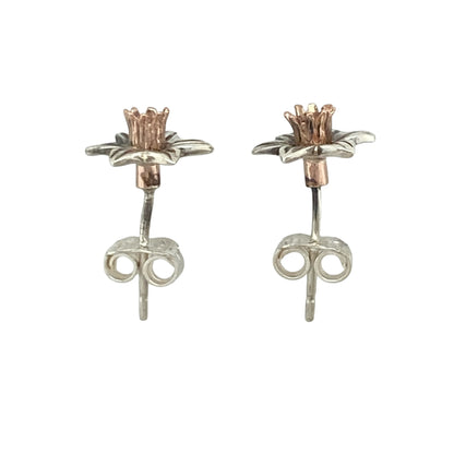 925 Silver Clogau Daffodil Stud Earrings