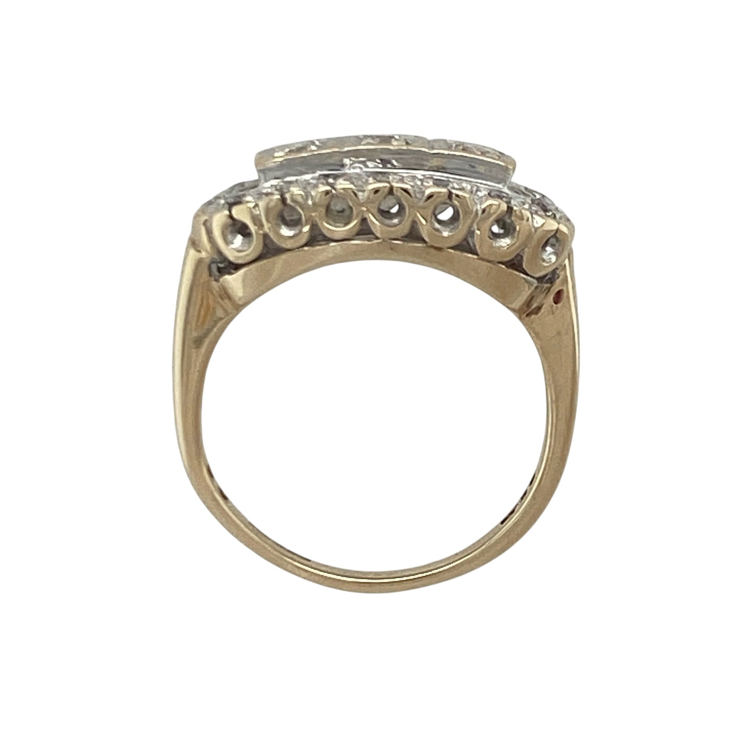 9ct Gold & Diamond Cluster Ring