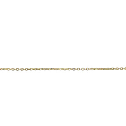 9ct Gold 7" Belcher Heart Tag T Bar Bracelet