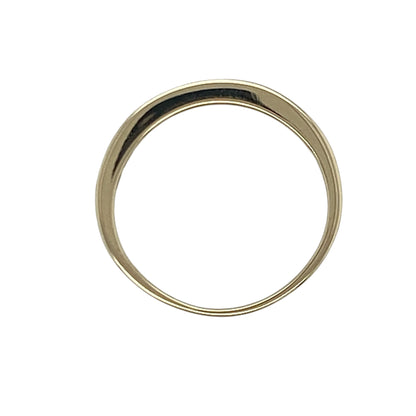 9ct Gold & Diamond Band Ring