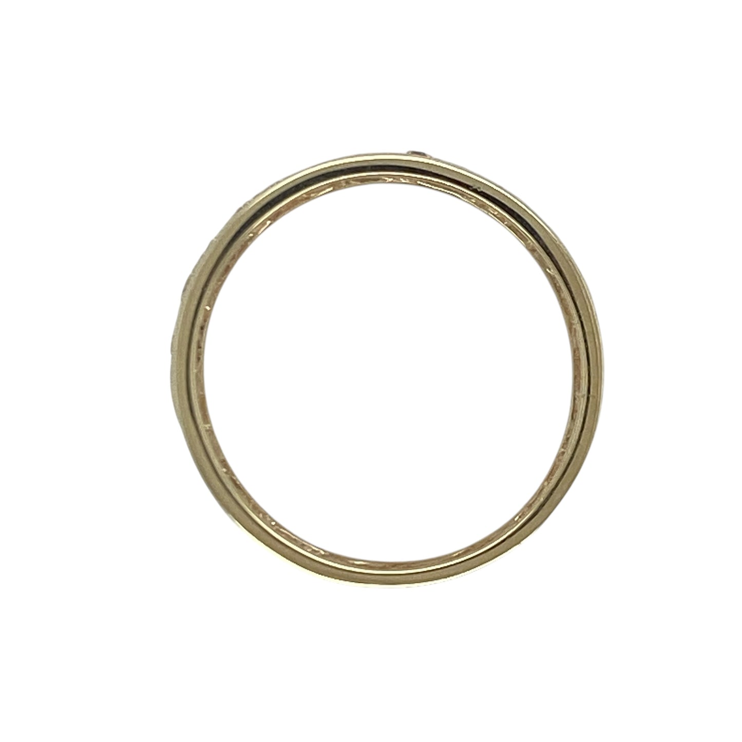 9ct Gold & Diamond Heart Celtic Band Ring