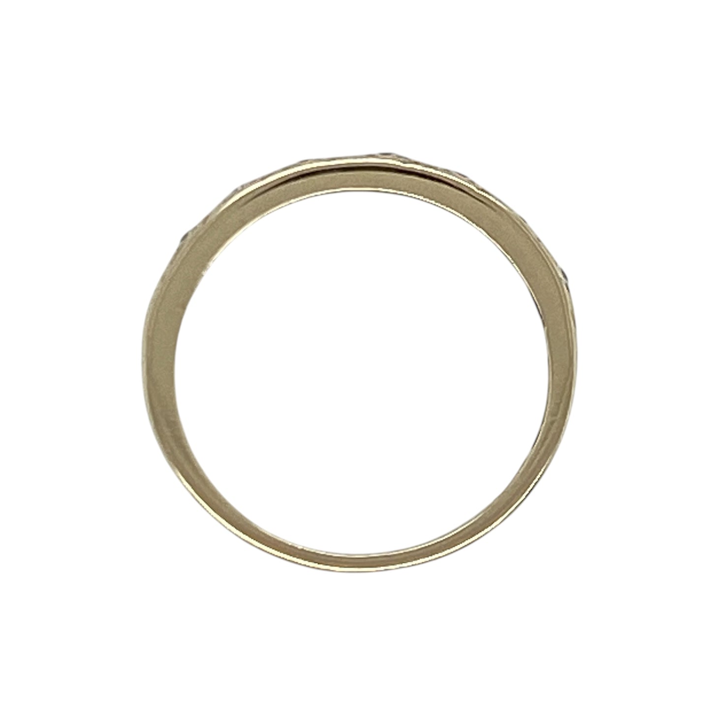 9ct Gold & Diamond Band Ring