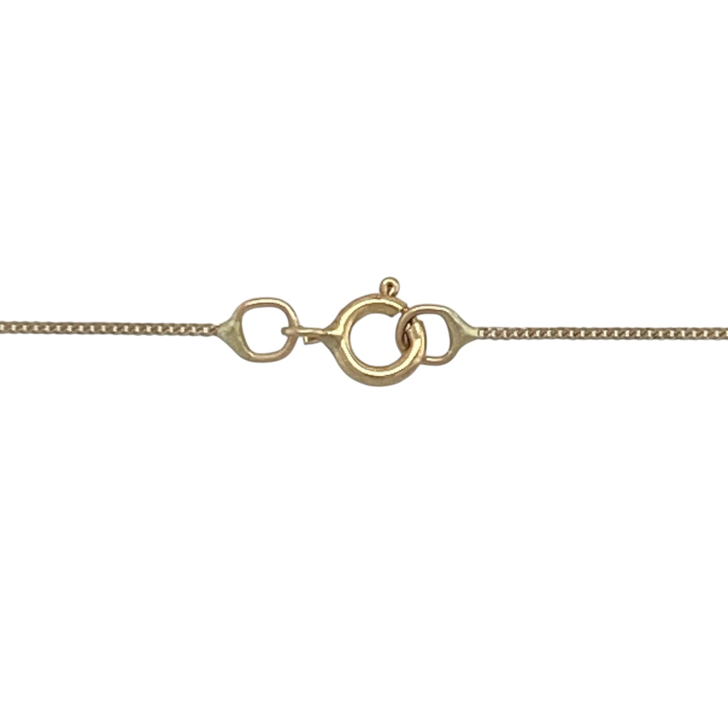 9ct Gold & Diamond Open Heart 18" Necklace
