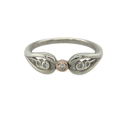 925 Silver & Diamond Clogau Royal Crown Ring