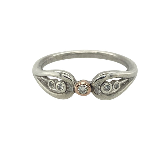 925 Silver & Diamond Clogau Royal Crown Ring