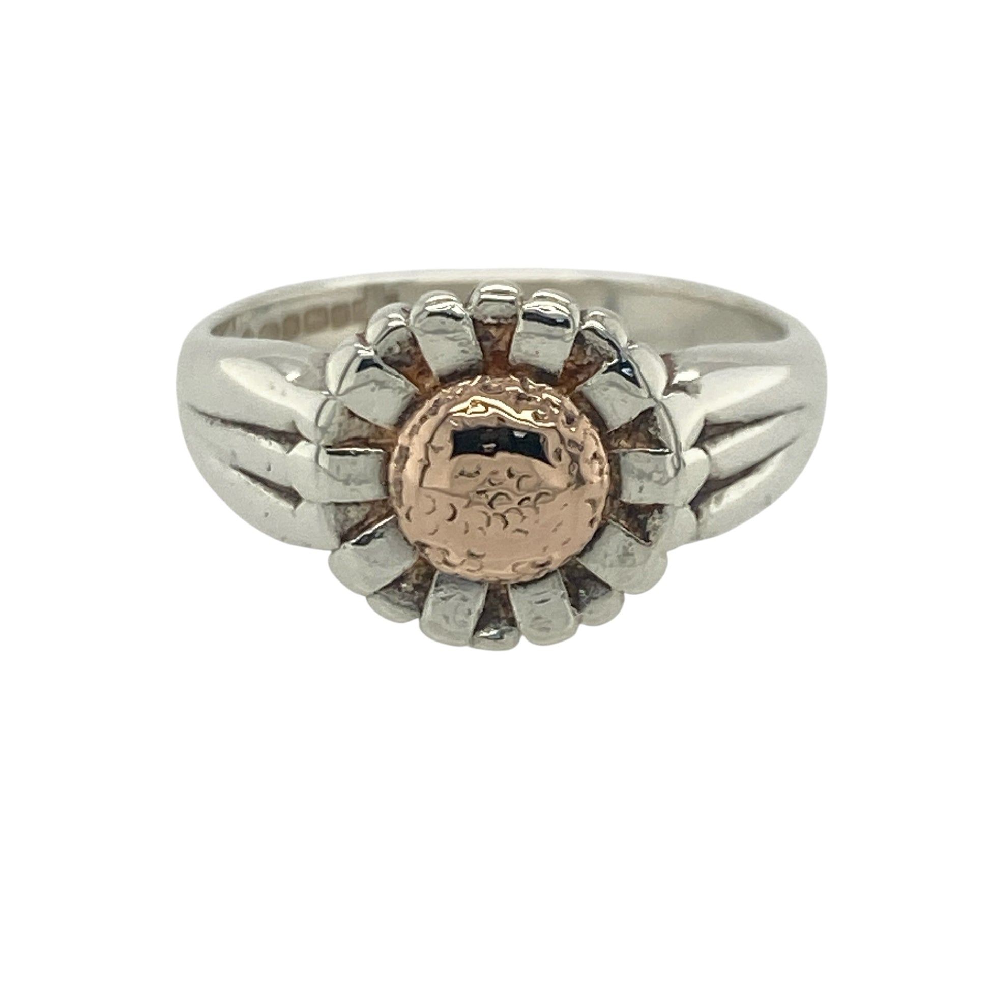 925 Silver Clogau Sunflower Ring