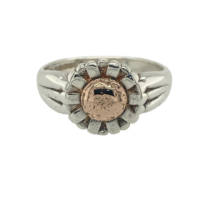 925 Silver Clogau Sunflower Ring
