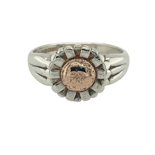 925 Silver Clogau Sunflower Ring