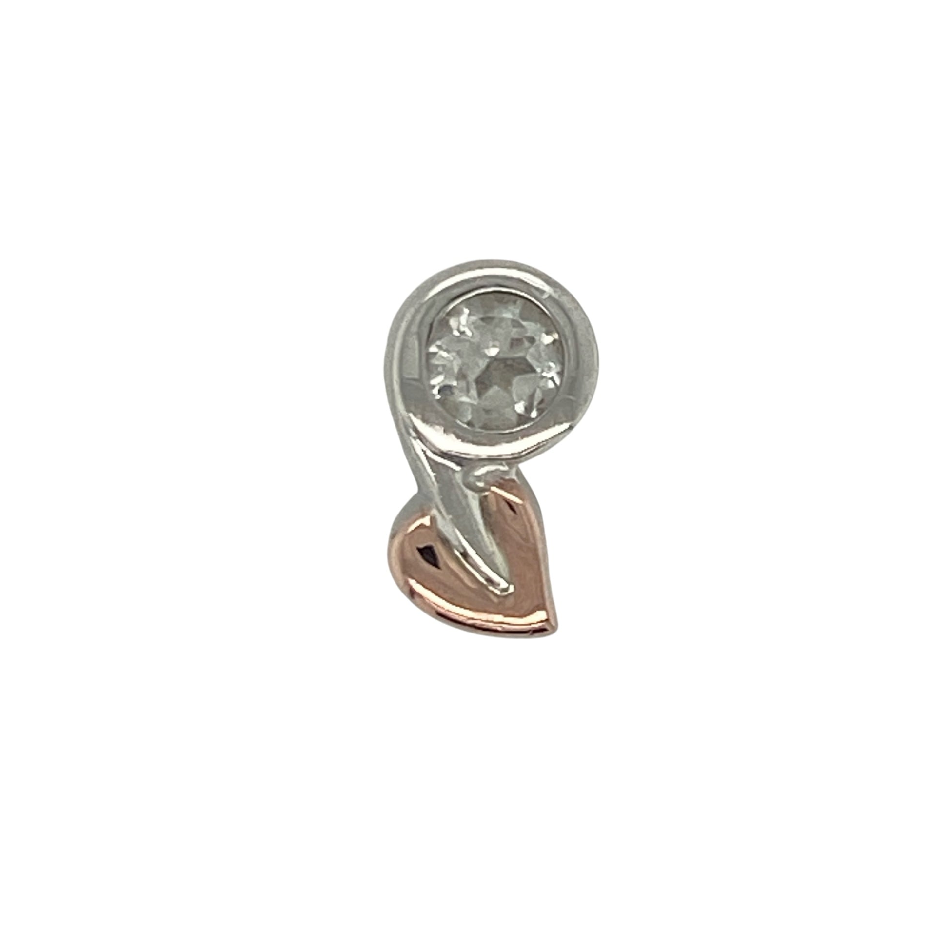 925 Silver & White Topaz Clogau Tree of Life Charm