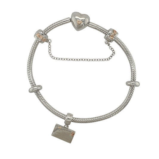 925 Silver Clogau 7" Charm Bracelet