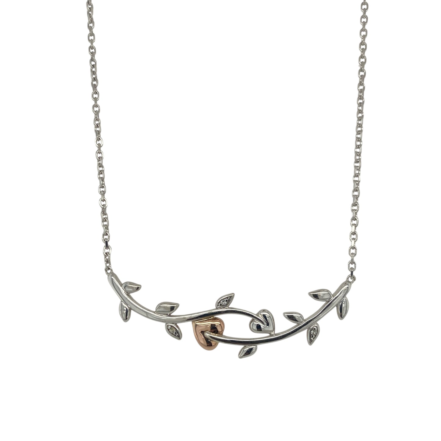 925 Silver Clogau Tree of Life Bar 17" Necklace