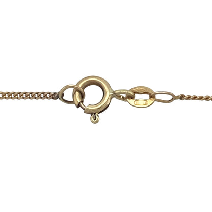 9ct Gold Diamond & Tanzanite Star 18" Necklace