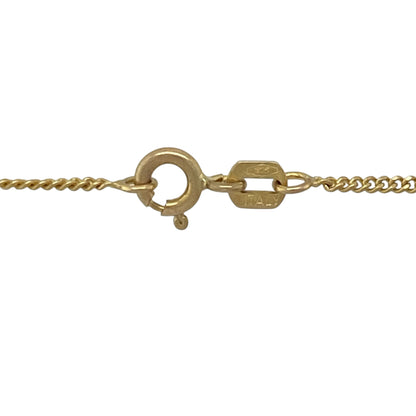9ct Gold & Diamond Dolphin 20" Necklace