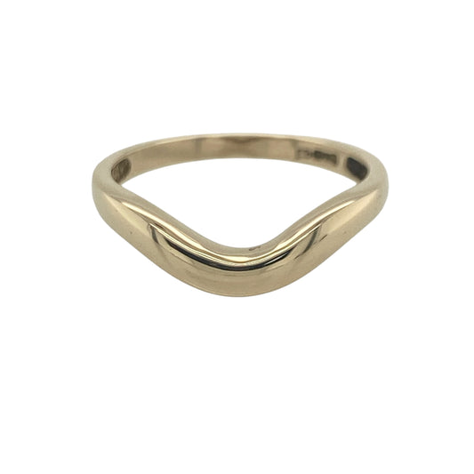 9ct Gold Wishbone Ring