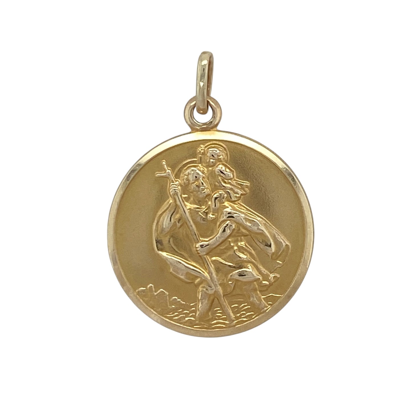 9ct Gold St Christopher Pendant