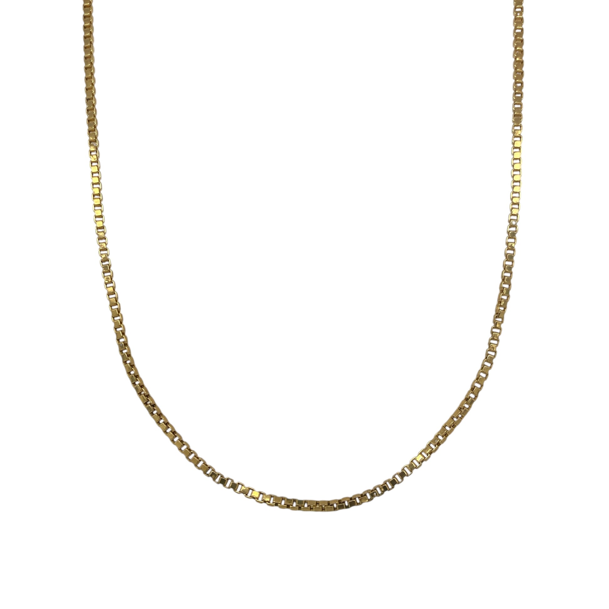 9ct Gold 18" Box Chain
