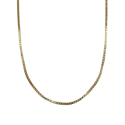 9ct Gold 18" Box Chain