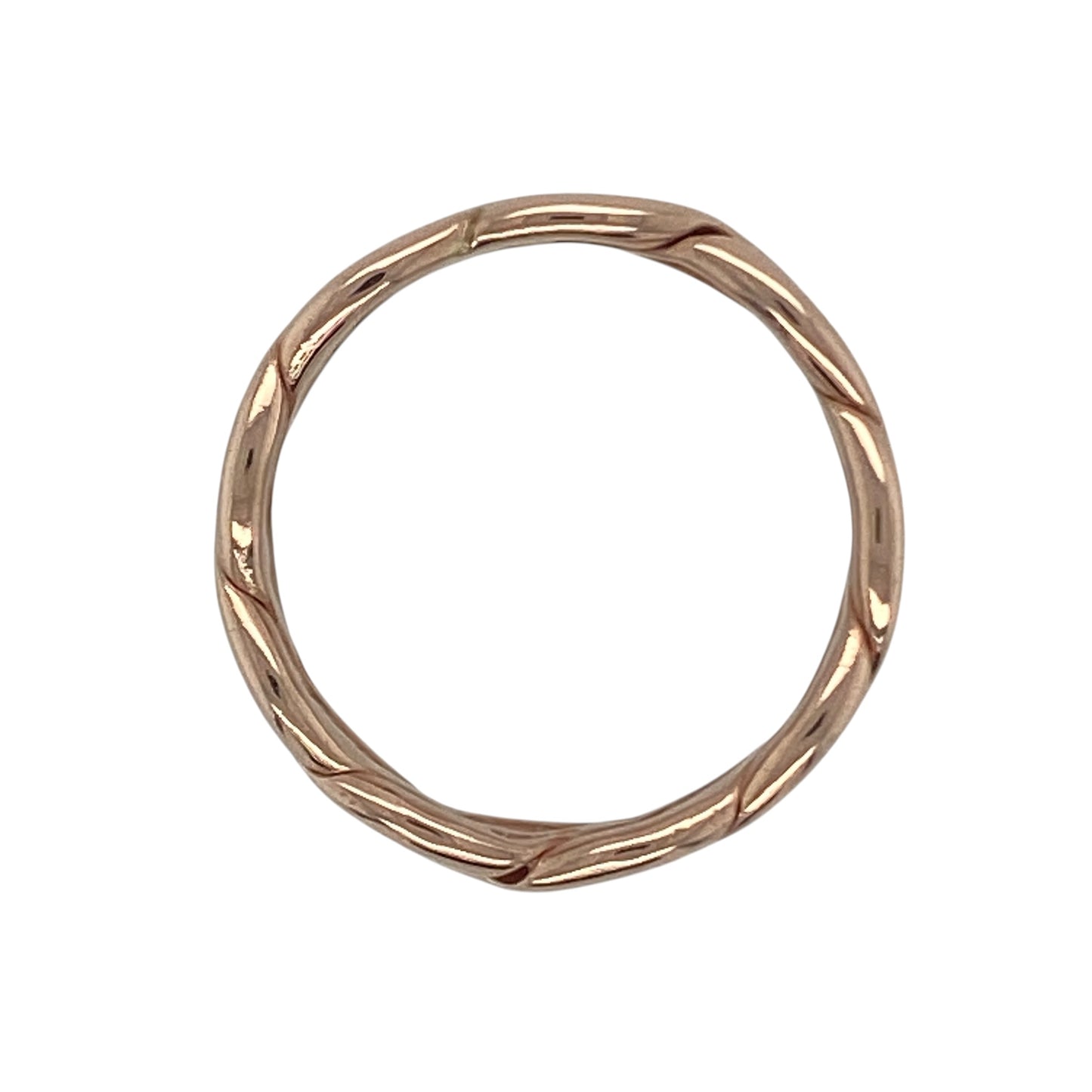 9ct Welsh Gold Celtic Weave Band Ring