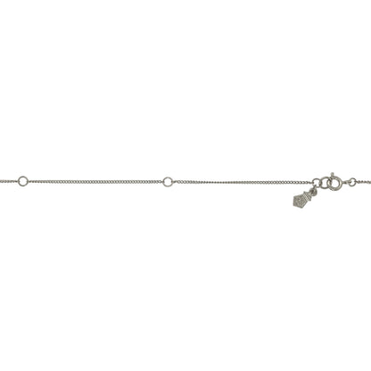 925 Silver & Blue Stone Flower Clogau 18" - 22" Necklace