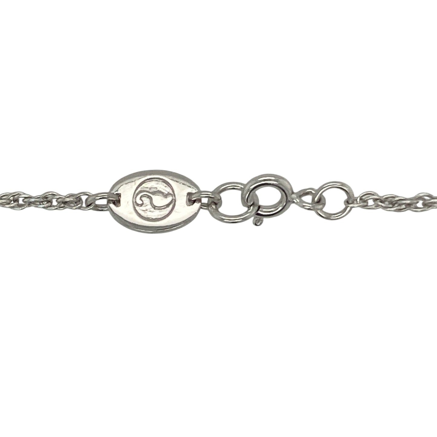 925 Silver & Green Stone Clogau Hot Air Balloon 18" - 22" Necklace